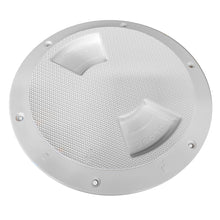 Sea-Dog Textured Quarter Turn Deck Plate - White - 5" | 336152-1