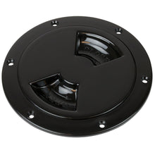 Sea-Dog Smooth Quarter Turn Deck Plate - Black - 5" | 336155-1