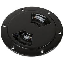 Sea-Dog Quarter-Turn Smooth Deck Plate w/Internal Collar - Black - 5" | 336355-1