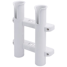 Sea-Dog Two Pole Side Mount Rod Storage Rack - White | 325028-1