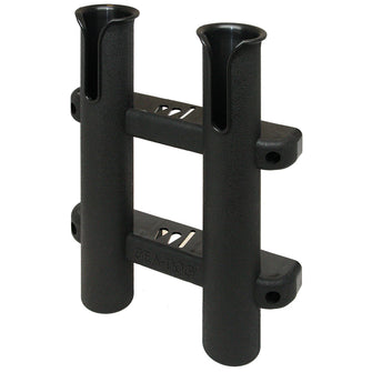 Sea-Dog Two Pole Side Mount Rod Storage Rack - Black | 325029-1