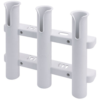 Sea-Dog Three Pole Rod Storage Rack - White | 325038-1