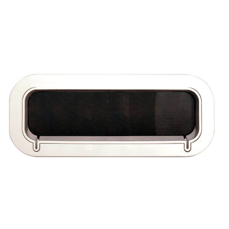 Beckson Drain Port - 4" x 14" x 2"-Depth - White/Clear | PO414DWC-20