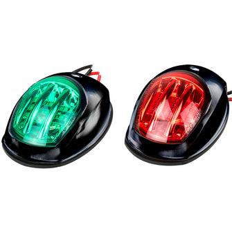 Sea-Dog Black LED Navigation Lights - Port &amp; Starboard | 400073-1