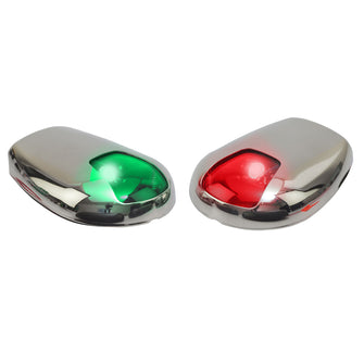 Sea-Dog Stainless Steel Side Mount LED Navigation Lights - 2 NM - Port &amp; Starboard | 400079-1