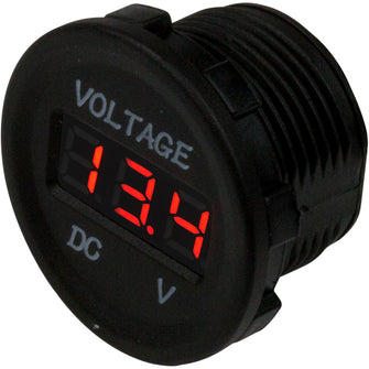 Sea-Dog Round Voltage Meter - 6V-30V | 421615-1