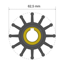 Albin Pump Premium Impeller Kit 62.5 x 16 x 22.4mm - 12 Blade - Key Insert | 06-01-015