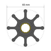 Albin Pump Premium Impeller Kit 65 x 16 x 50mm - 8 Blade - Spline Insert | 06-01-021