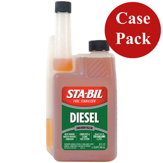 STA-BIL Diesel Formula Fuel Stabilizer &amp; Performance Improver - 32oz *Case of 4* | 22254CASE