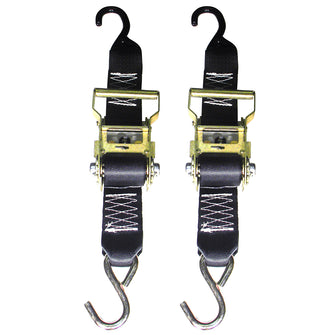 Rod Saver Heavy-Duty Ratchet Trailer Tie-Down - 2" x 3&#39; - Pair | R2TTD3