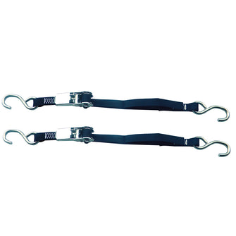 Rod Saver Stainless Steel Ratchet Tie-Down - 1" x 3&#39; - Pair | SSRTD3