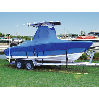 Taylor Made T-Top Boat Semi-Custom Cover 23&#39;5" - 24&#39;4" x 102" - Blue | 74306OB