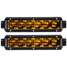 RIGID Industries 6" SR-Series SAE Compliant Fog Light - Black w/Yellow Light | 906704