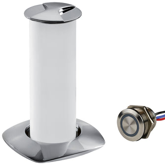 Sea-Dog Aurora Stainless Steel LED Pop-Up Table Light - 3W w/Touch Dimmer Switch | 404610-3-403061-1