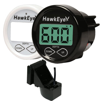 HawkEye DepthTrax In-Dash Digital Depth Gauge - Transom Mount | DT2B-TM