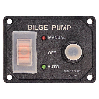 Sea-Dog Splash Guard Bilge Pump Panel w/Circuit | 423046-1