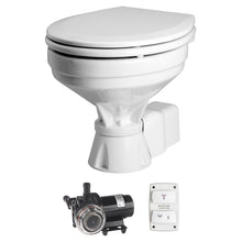 Johnson Pump Aqua T Toilet Silent Electric Comfort - 12V w/Pump | 80-47232-01