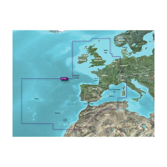 Garmin VEU722L Europe Atlantic Coast BlueChart&reg; g3 Vision&reg; | 010-C1156-00