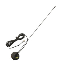 Glomex 21" Magnetic Mount VHF Antenna w/15&#39; RG-58 Coaxial Cable &amp; PL-259 Connector | SGWB50MAGBK