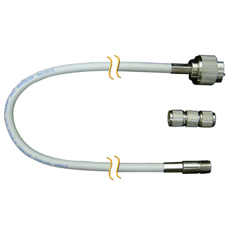 Digital Antenna RG-8X Cable w/N Male, Mini-UHF Female - 20&#39; | C998-20