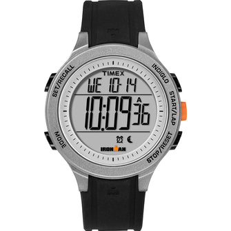 Timex IRONMAN&reg; Essential 30-Lap Unisex Watch - Black/Grey/Orange | TW5M24600JV