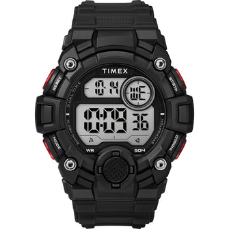 Timex Men&#39;s A-Game DGTL 50mm Watch - Black/Red | TW5M27600JV