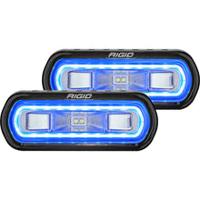 RIGID Industries SR-L Series Surface Mount Spreader Light - Black Housing - Blue Halo | 53121