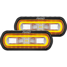 RIGID Industries SR-L Series Surface Mount Spreader Light - Black Housing - Amber Halo | 53123