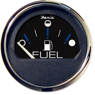 Faria Chesapeake Black 2" Fuel Level Gauge (Metric) | 13721