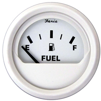 Faria Dress White 2" Fuel Level Gauge (Metric) | 13117