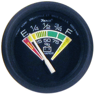 Faria Euro Black 2" Battery Condition Indicator (E to F) | 12823