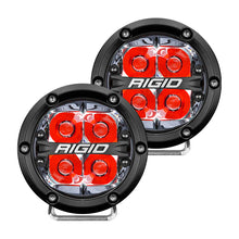 RIGID Industries 360-Series 4" LED Off-Road Spot Beam w/Red Backlight - Black Housing | 36112