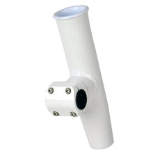 C.E. Smith Adjustable Mid Mount Rod Holder - 7/8" or 1" OD - White Powder Coat Aluminum w/Sleeve & Hex Key | 53773