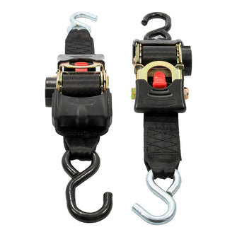 Camco Retractable Tie Down Straps - 2" Width 6 Dual Hooks | 50031