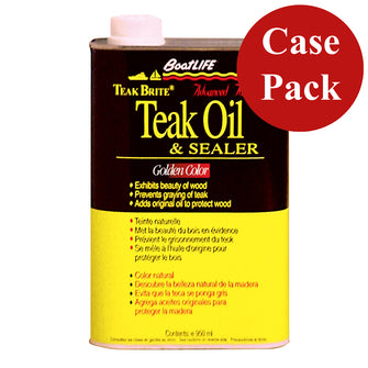 BoatLIFE Teak Brite&reg; Advanced Formula Teak Oil - 32oz *Case of 12* | 1188CASE