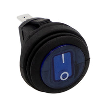 HEISE Rocker Switch - Illuminated Blue Round - 5-Pack | HE-BRS