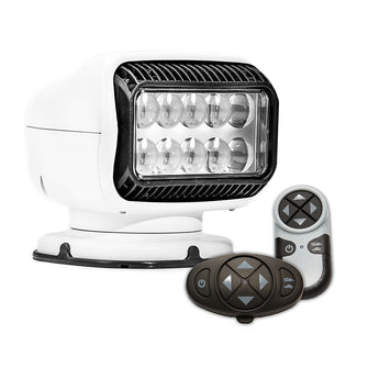 Golight Radioray GT Series Permanent Mount - White LED - Wireless Handheld & Wireless Dash Mount Remotes | 20074GT