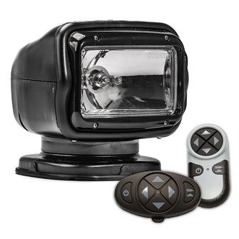 Golight Radioray GT Series Permanent Mount - Black Halogen - Wireless Handheld & Wireless Dash Mount Remotes | 2057GT