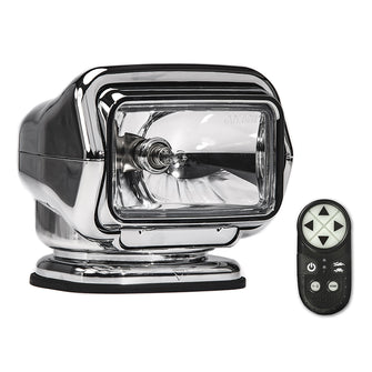 Golight Stryker ST Series Portable Magnetic Base Chrome Halogen w/Wireless Handheld Remote | 30062ST