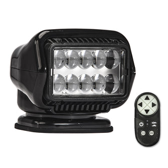 Golight Stryker ST Series Permanent Mount Black LED w/Wireless Handheld Remote | 30514ST