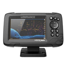 Lowrance HOOK Reveal 5 Chartplotter/Fishfinder w/SplitShot Transom Mount Transducer & US Inland Charts | 000-15500-001