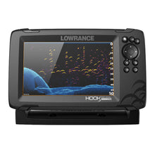 Lowrance HOOK Reveal 7 Chartplotter/Fishfinder w/SplitShot Transom Mount Transducer & US Inland Charts | 000-15512-001