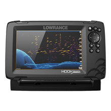 Lowrance HOOK Reveal 7 Chartplotter/Fishfinder w/TripleShot Transom Mount Transducer & US Inland Charts | 000-15513-001