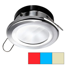 i2Systems Apeiron A1120 Spring Mount Light - Round - Red, Warm White & Blue - Polished Chrome | A1120Z-11HCE