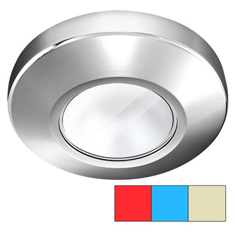 i2Systems Profile P1120 Tri-Light Surface Light - Red, Warm White & Blue - Chrome Finish | P1120Z-11HCE