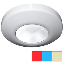 i2Systems Profile P1120 Tri-Light Surface Light - Red, Warm White & Blue - White Finish | P1120Z-31HCE