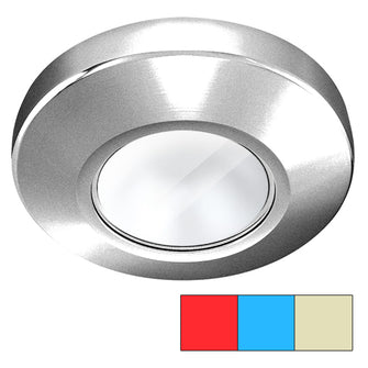 i2Systems Profile P1120 Tri-Light Surface Light - Red, Warm White & Blue - Brushed Nickel Finish | P1120Z-41HCE