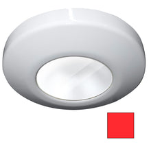 i2Systems Profile P1100 1.5W Surface Mount Light - Red - White Finish | P1100Z-31H