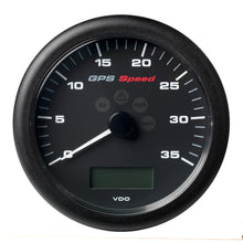 Veratron 4-1/4" (110MM) ViewLine GPS Speedometer 0-35 KNOTS/KMH/MPH - 8 to 16V Black Dial & Bezel | A2C59501782