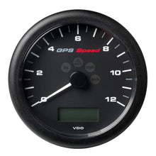 Veratron 4-1/4" (110MM) ViewLine GPS Speedometer 0-12 KNOTS/KMH/MPH - 8 to 16V Black Dial & Bezel | A2C59501987